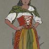 Caricature of Cora Urquhart Potter (Mrs. Brown Potter)