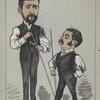 Caricature of Roberts and Peall