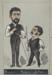 Caricature of Roberts and Peall