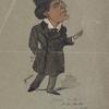Autographed caricature of J. L. Toole
