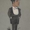 Autographed caricature of Rutland Barrington