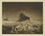 M.M.Beringov. Ledianoi pokhod Baltflota iz Gel'singforsa v Kronshtadt. Mart-aprel' 1918g.