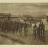 A.I.Vladimirov. Desant Kronshtadskikh matrosov v Oktiabr'skie dni v Petrograde. 1917.