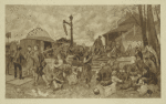 B.V.Ioganson. Na zheleznodorozhnoi stantsii. 1919.
