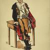 Autographed caricature of Lewis Waller