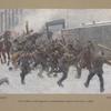 I.A. Vladimirov. Razgon rabochikh zabastovshchikov u zhelezoprokatnogo zavoda v Peterburge v 1905 g.