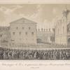 Pervye Kavalergardy v tseremoniale Koronatsii Imperatritsy Ekateriny I, 7 Maia 1724 goda