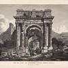 Vue de l'arc de Triomphe, Appele Porta-Aurea.