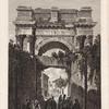 Vue de l'arc de Triomphe, Appele Porta-Aurea.