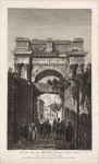 Vue de l'arc de Triomphe, Appele Porta-Aurea.