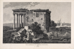Vue laterale du Temple d'Auguste.