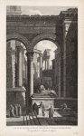 Vue d'une partie du grand vestibule du temple de Diocletien.