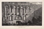 Vue d'une porte du palais de Diocletien.