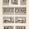 Sarcophages, Sphinx et Basreliefs.