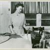 Mother and daughter making a dress