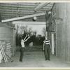 Boys play basketball