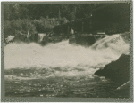 Dam across West Branch of Penobscot near Mt. Katadin