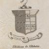 Bookplate of William Greenleaf Webster