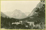 Stark Peak (Grinnell Mtn.) fr. hill above "Many Glacier Hotel"