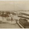 Flood in freight yard East St. Louis