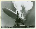 [The Hindenburg dirigible disaster]