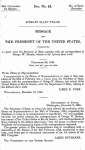 African slave trade. Message from the President of the United States, transmitting a report from the Secretary of State, together with the correspondence of George W. Slacum, relative to the African slave trade