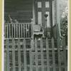 The front entrance of Timmy's and Julia's house on exclusive Bellevue Ave.