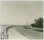 Murray Blvd. along the Ashley River where it joins Charleston Harbor in Charleston, South Carolina