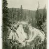Waterfall in Yellowstone Park