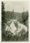 Waterfall in Yellowstone Park