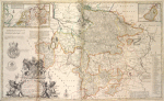 A new & exact map of the electorat of Brunswick-Lunenburg and ye rest of ye Kings Dominions in Germany.