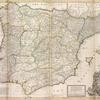 A new & exact map of  Spain and Portugal, divided into its kingdoms and principalities &c. ...
