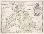 A new map of the British Isles, shewing their ancient people, cities, and towns of note, in the time of the Romans.