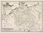 A new map of Germany, shewing its principal divisions, cities, towns, rivers, mountains &c.