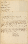 Edmund Crawley and Malachy Salter to Lieutenant Governor Robert Monckton