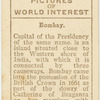 19. India, Bombay. The Fort
