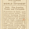 6. Italy, Pisa. Leaning Tower and Cathedral