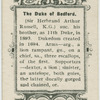 Duke of Bedford.