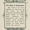 Duke of Devonshire.