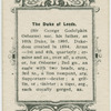 Duke of Leeds.
