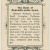 Duke of Newcastle-under-Lyme.