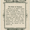 Duke of Portland.