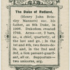 Duke of Rutland.