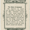Duke of Somerset.