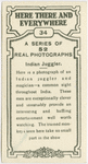 Indian juggler.