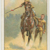 Pte. Byrne, 21st landers, winning the V. C. at the Battle of Omdurman, 1898.
