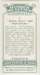 "Green stars" and "half-bricks."