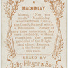 Macinlay.