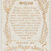 Macleod.