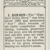 Rob Roy McGregor.